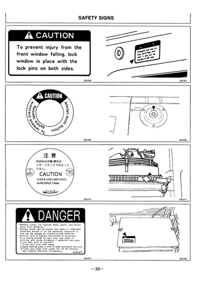 John Deere Hitachi EX200LC-2 Excavator Operating Manual EM14713