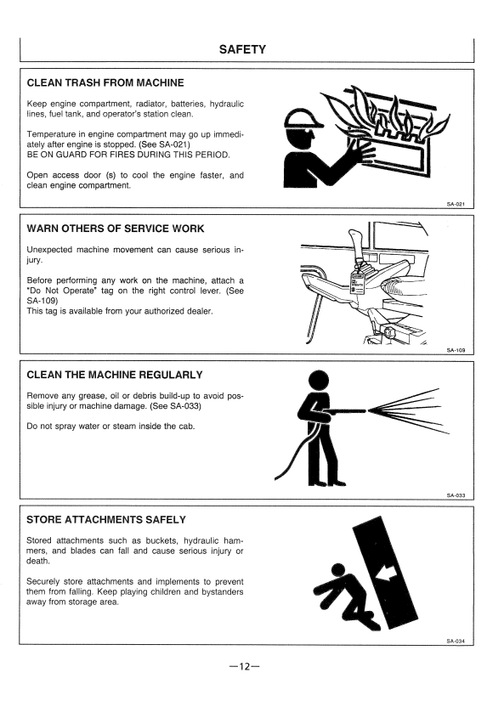 John Deere Hitachi EX200LC-3 Excavator Operating Manual EM14CNA14