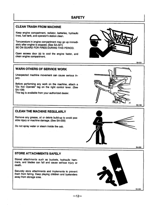 John Deere Hitachi EX200LC-3 Excavator Operating Manual PDF