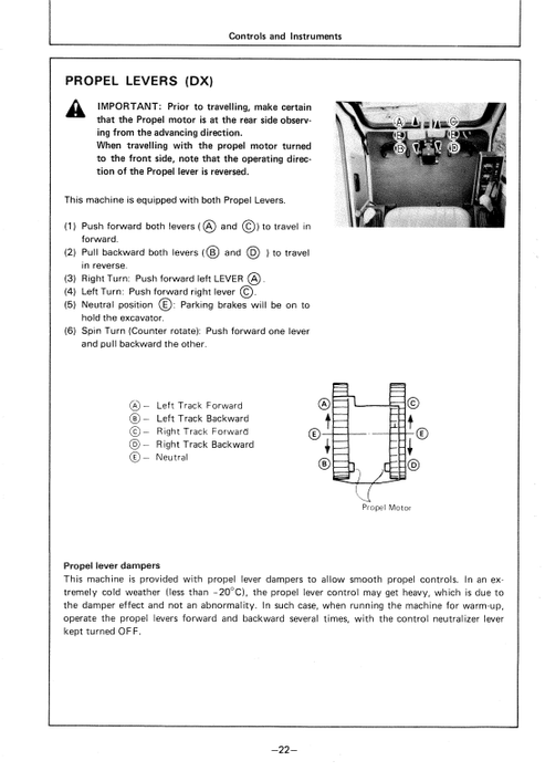 John Deere Hitachi EX200LC Excavator Operating Manual EM14513