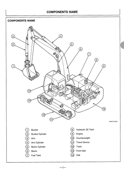 John Deere Hitachi EX210H-5 EX210LCH-5 Operator Manual EM14M11