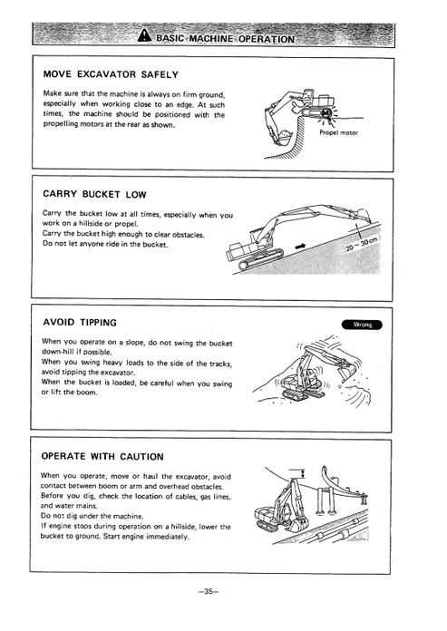 John Deere Hitachi EX220LC Excavator Instruction Manual PDF