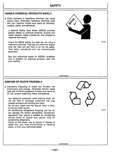 John Deere Hitachi EX230LC-5 Excavator Operating Manual PDF