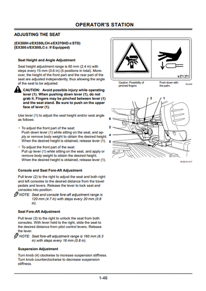 John Deere Hitachi EX300-5 Excavator Operation & Maintenance Manual