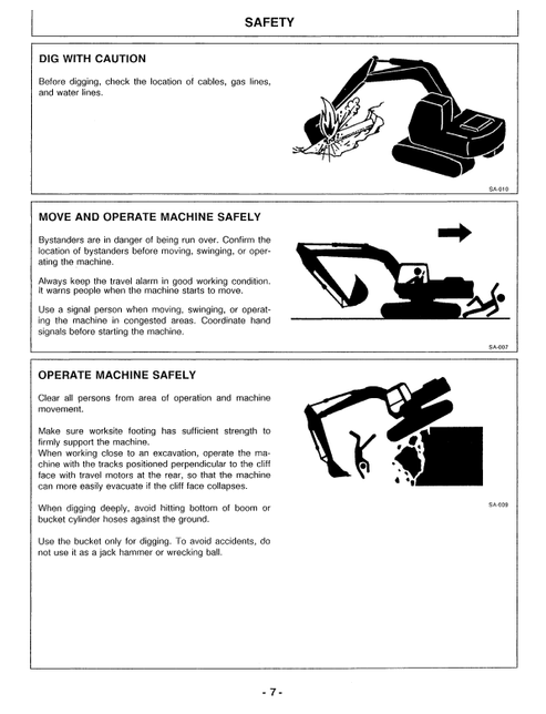 John Deere Hitachi EX300LC-3 EX300LCH-3 Manual EM15LNA12 PDF