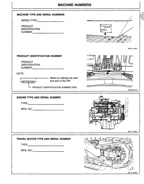 John Deere Hitachi EX400-5 EX450H-5 Manual EM16C13 PDF