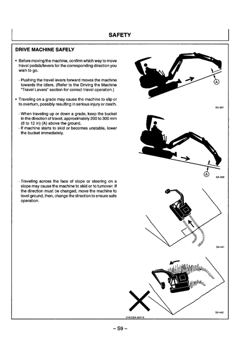John Deere Hitachi EX40U EX50U Excavator Operator Manual EM1AV11