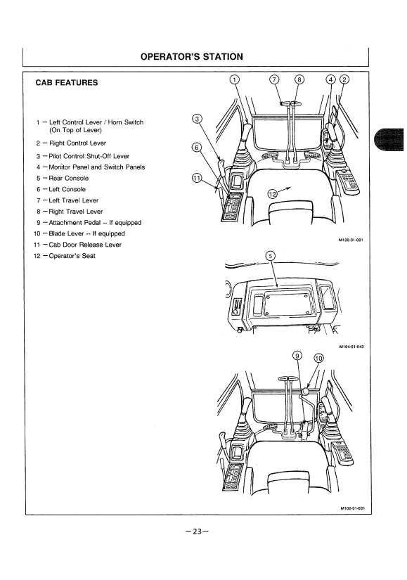 John Deere Hitachi EX60-2 Excavator Manual EM10K12 PDF