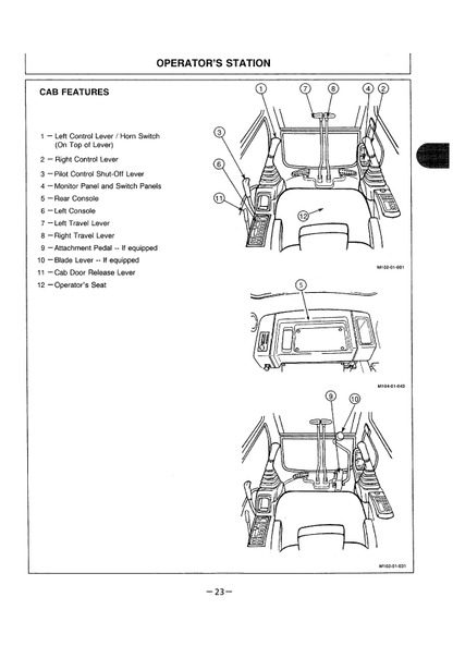 John Deere Hitachi EX60-2 Excavator Manual EM10K12 PDF