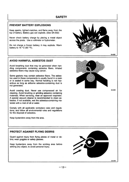 John Deere Hitachi EX60-2 Excavator Operating Manual