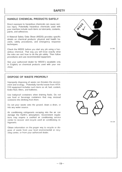 John Deere Hitachi EX60-3 Excavator Operating Manual
