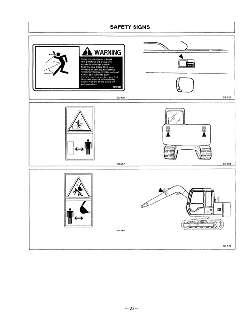 John Deere Hitachi EX60-3 Excavator Operating Manual