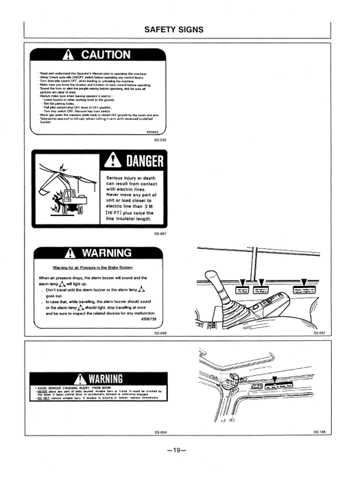 John Deere Hitachi EX60WD-2 Excavator Operator Guide PDF