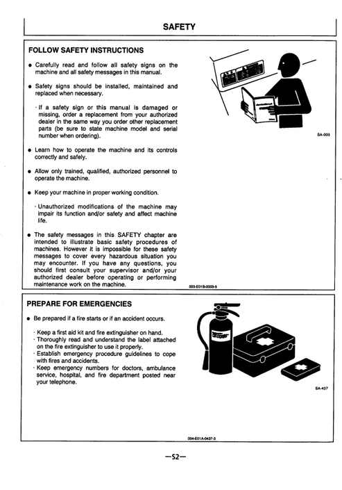 John Deere Hitachi EX750-5 EX800H-5 Hydraulic Excavator Manual PDF