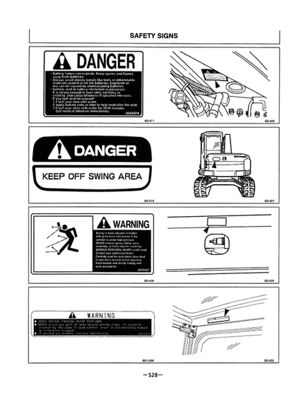 John Deere Hitachi EX75UR-3 Excavator Operating Manual