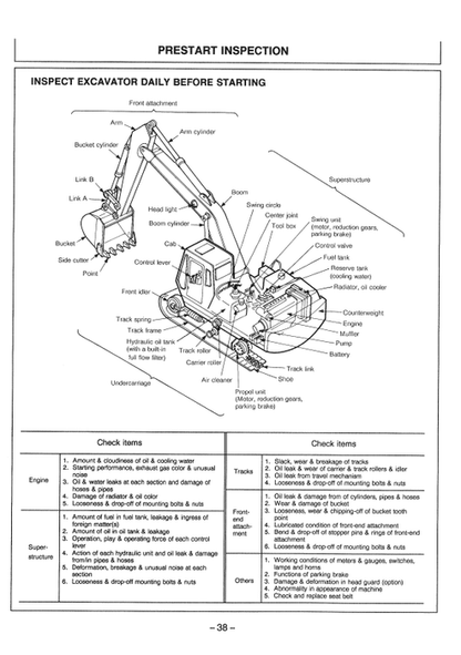 John Deere Hitachi EX90 Excavator Manual EM11C15 PDF
