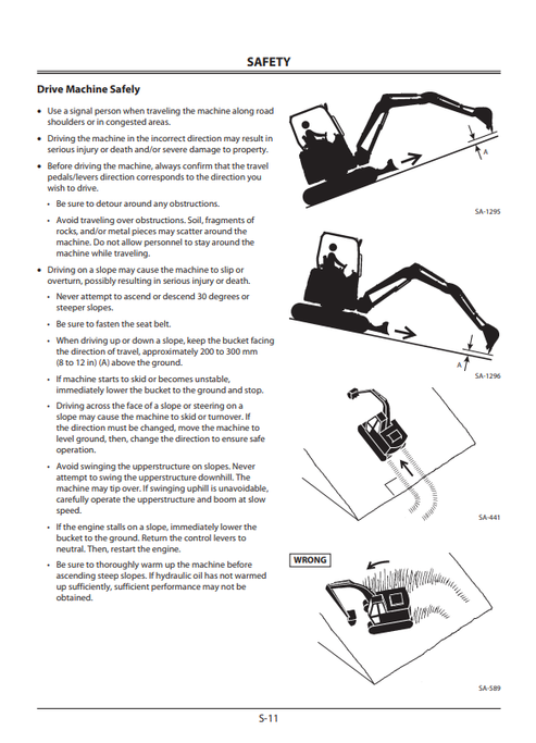 John Deere Hitachi ZAXIS 27U-3 to 50U-3 Operating Manual EM1NE12