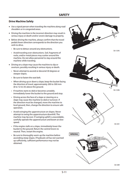 John Deere Hitachi ZAXIS 27U-3 to 50U-3 Operating Manual EM1NE12