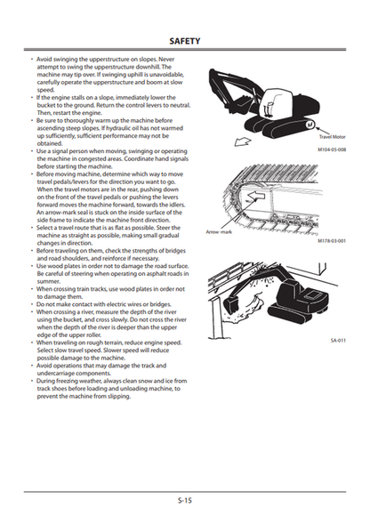 John Deere Hitachi ZAXIS CLASS Hydraulic Excavator Operator Manual