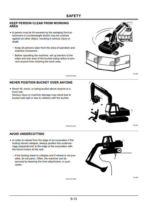 John Deere Hitachi ZAXIS Excavator Operator Manual EM1HH11 PDF