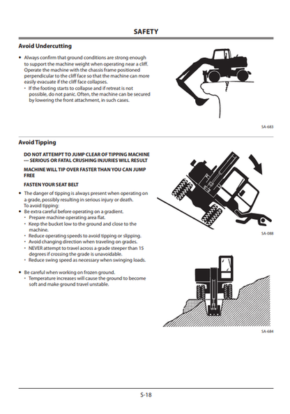 John Deere Hitachi Zaxis 190W-6N Operating Manual ENMLBHNA12