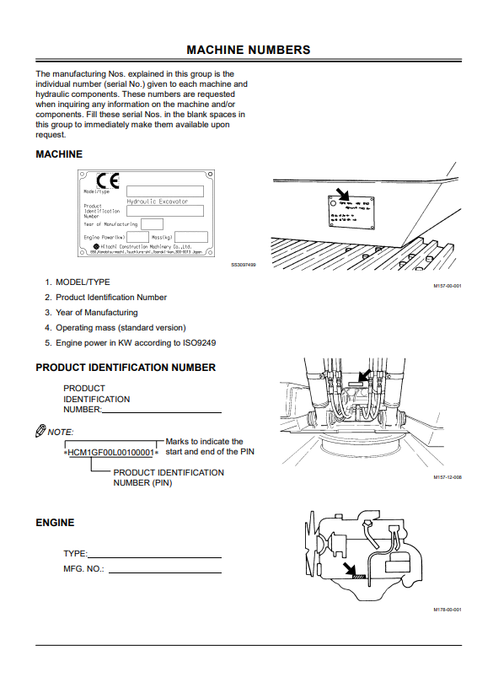 John Deere Hitachi Zaxis 25US-225USLC Excavator Operator Manual PDF