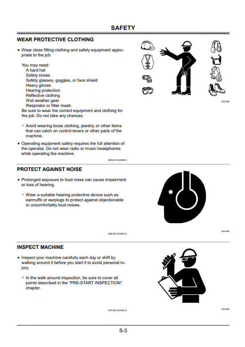 John Deere Hitachi Zaxis 27U-50U Excavator Operator Manual PDF