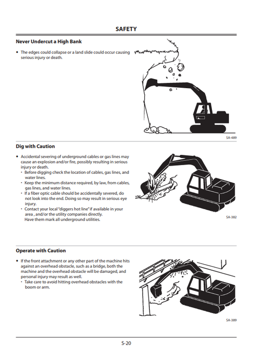 John Deere Hitachi Zaxis 345USLC-6N Operating Manual PDF