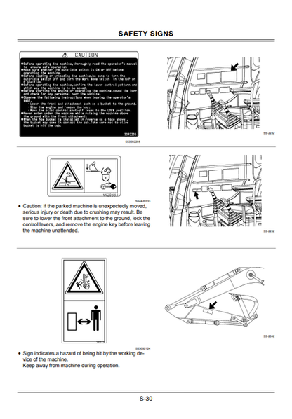 John Deere Hitachi Zaxis 450 Series Excavator Operation Manual