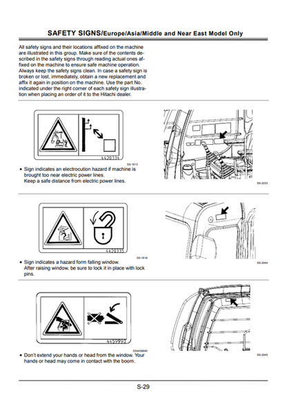 John Deere Hitachi Zaxis 500LC 500LCH Operator Guide 