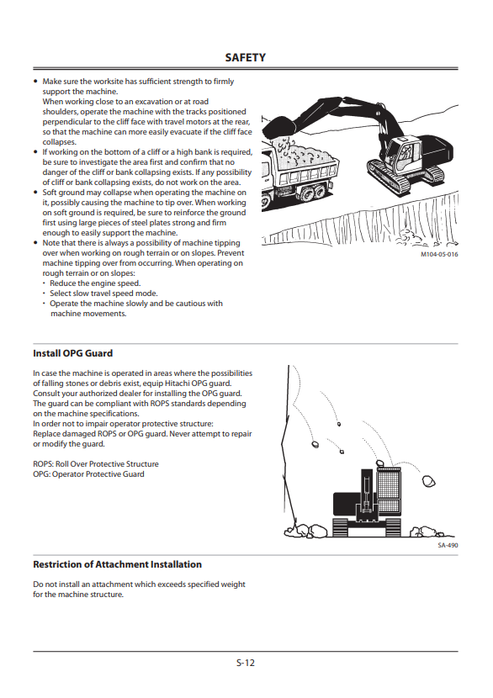 John Deere Hitachi Zaxis 5A Excavator Operator Manual ENMJAELA14