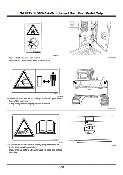 John Deere Hitachi Zaxis 70 70LC Operator Guide EM1CD11