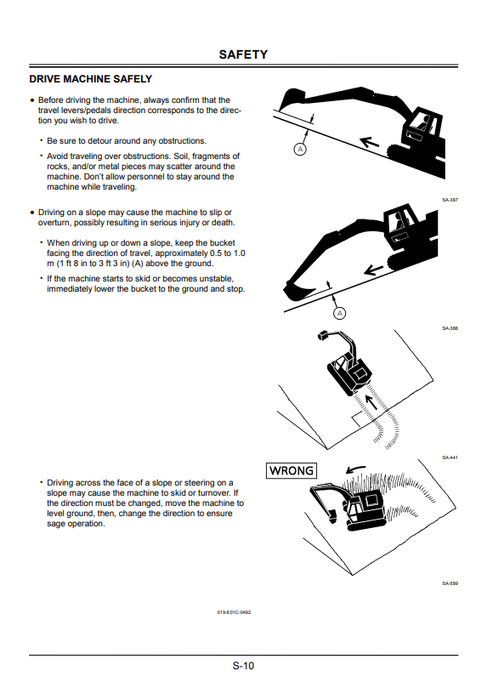 John Deere Hitachi Zaxis 800 850H Operator Guide EM17V21