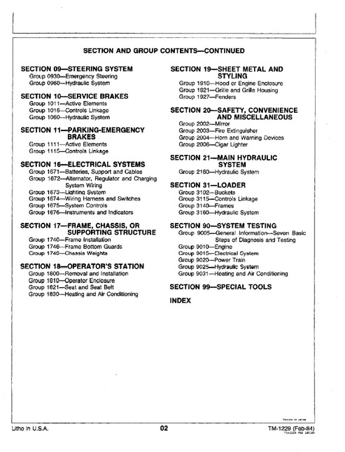 John Deere JD644C & JD646C Compactor Workshop Technical Manual TM1229