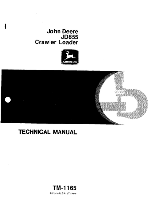 John Deere JD755 Crawler Loader Technical Service Manual TM1137