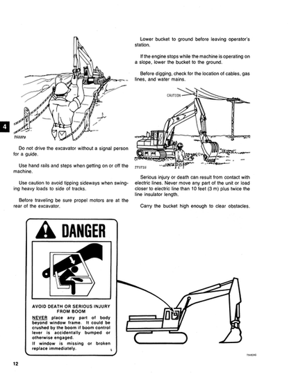 John Deere JD890 Excavator User Manual OMT114479 PDF