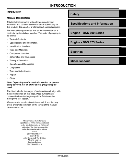John Deere JM26 JM36 JM46 Walk-Behind Mower Repair Manual