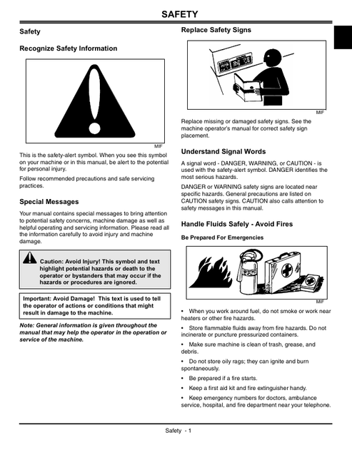 John Deere JS26 JS28 JS36 JS38 JS46 JS48 Technical Manual
