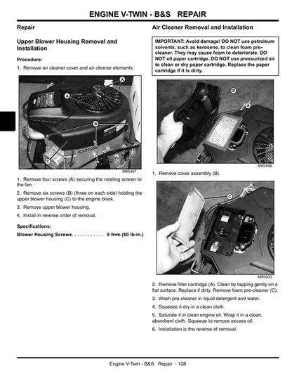 John Deere L100-L130 Lawn Tractor Service Repair Manual TM2026