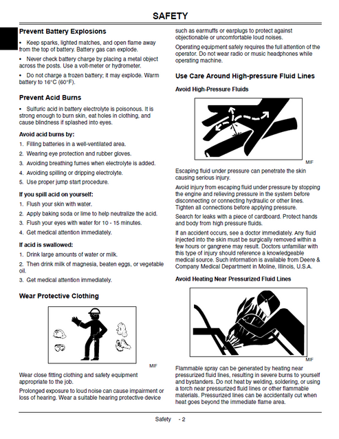 John Deere L100-L130 Lawn Tractor Technical Repair Manual TM2026