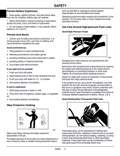 John Deere L100-L130 Lawn Tractor Technical Repair Manual TM2026