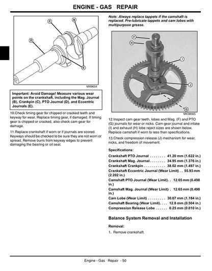John Deere LA155, LA165 & LA175 Tractor Technical Manual TM103419