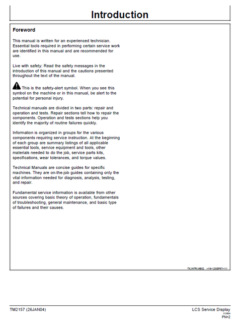 John Deere LCS 3G 3G+ Service Display Repair Manual PDF