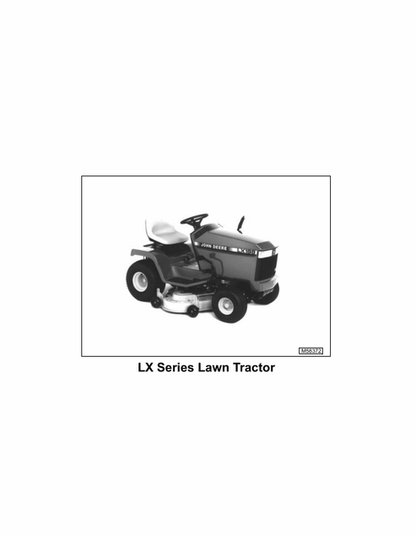 John Deere LX172 LX173 LX176 LX178 LX186 LX188 Technical Manual
