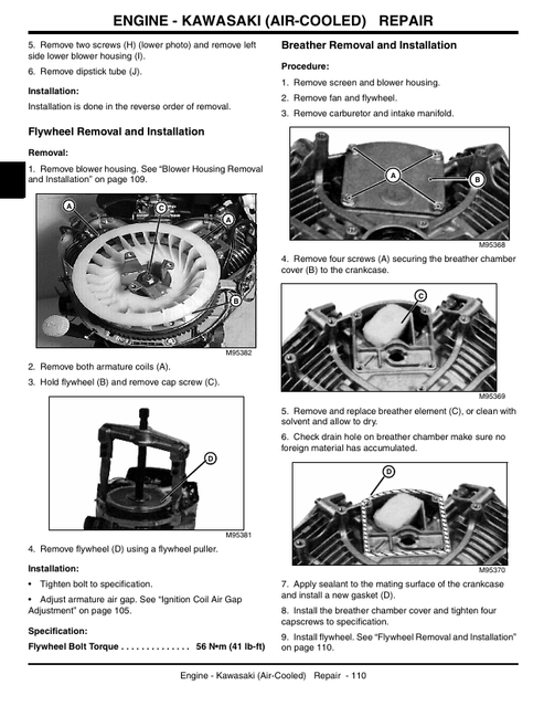 John Deere LX280 LX280AWS LX289 Service Repair Manual TM2046