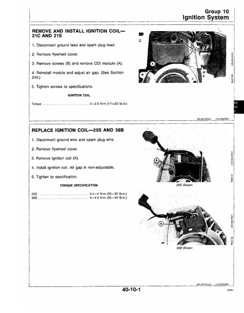 John Deere Line Trimmer And Brush Cutter Repair Manual TM1494 PDF