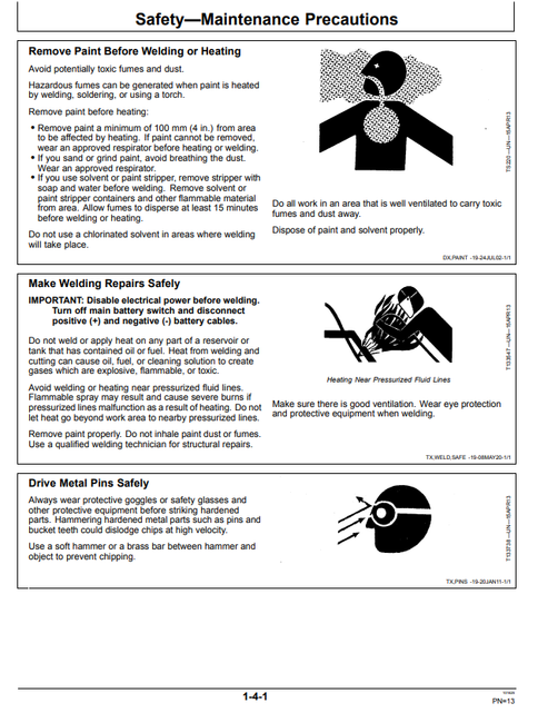 John Deere ME36 ME50 Mulcher Attachment Operator Manual PDF
