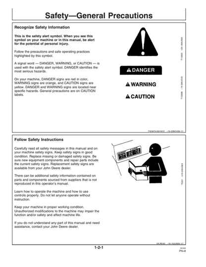John Deere PA40 Planetary Auger Operation & Maintenance Manual