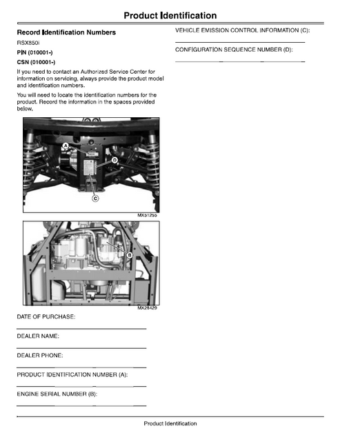 John Deere RSX850I Gator Utility Vehicle Service Manual OMM164565