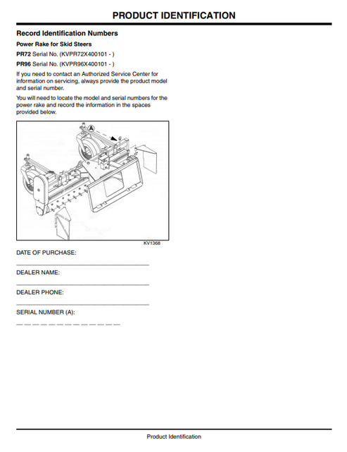 John Deere RT55 RT73 Rotary Tiller Operator Manual PDF 